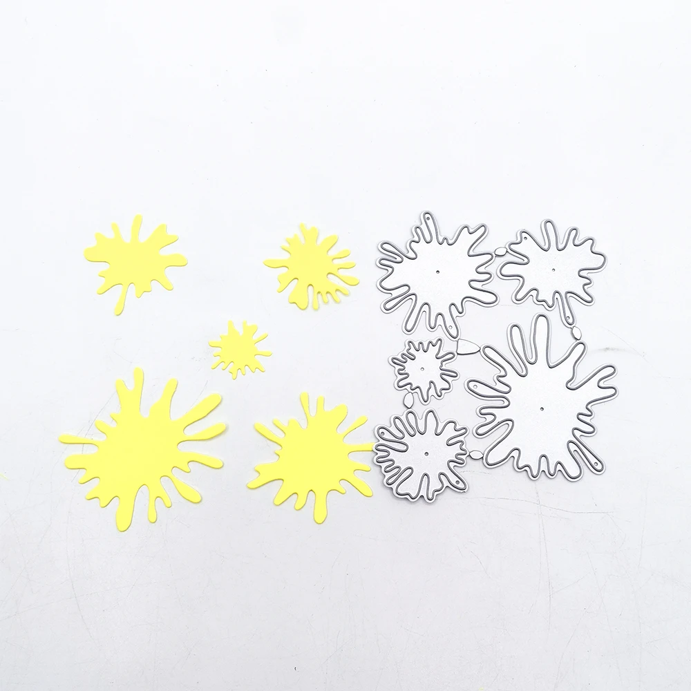 Капля воды цветы металлические плашки трафарет для скрапбукинга бумажная карта