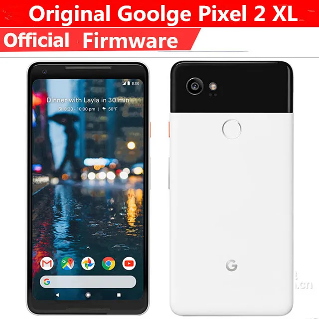 DHL Быстрая Google Pixel 2 XL мобильный телефон Snapdragon 835 Android 8,0 6," OLED 2880X1440 4 Гб ram 128 ГБ rom 12.3MP Fingrprint NFC