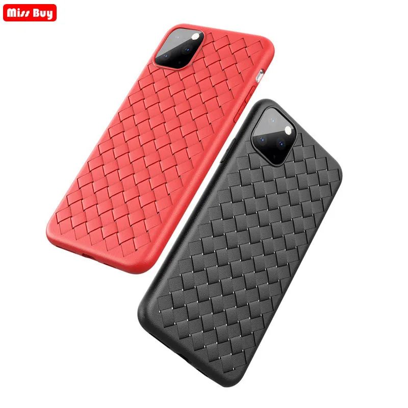 Тканый чехол для iPhone 11 Pro Max X XR 7 ультратонкий Силиконовый ТПУ дышащий сетчатый 8 6 6S