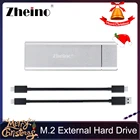 Zheino Mini Внешний SSD M.2 2280 128 ГБ 256 ГБ 512 ГБ type C портативный SSD Внешний жесткий диск USB с 2 кабелями для ПК или телефона