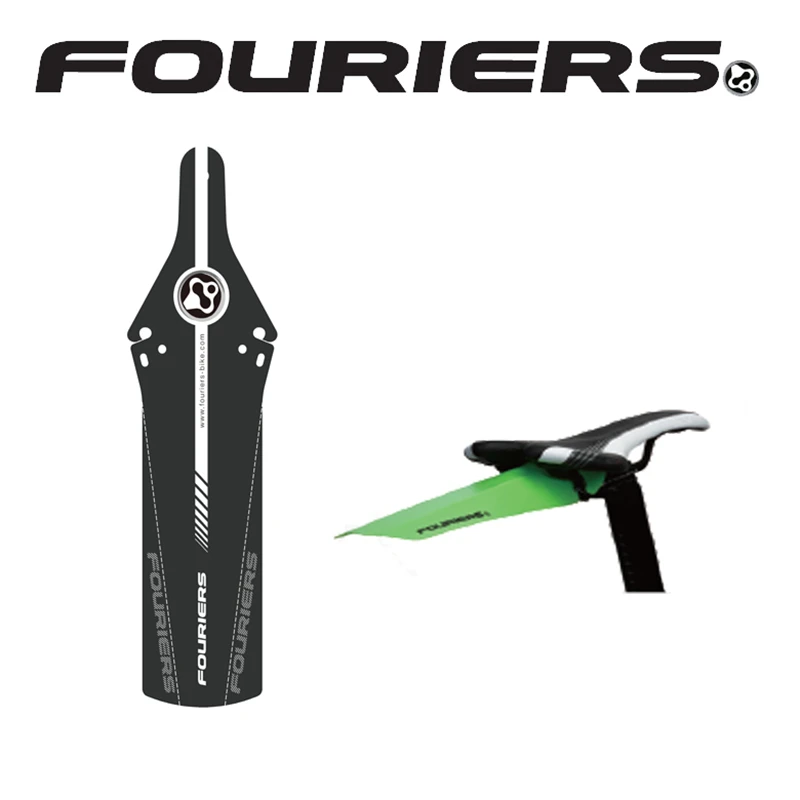 Заднее и переднее крыло для велосипеда FOURIERS MTB быстросъемный черный|крылья| |