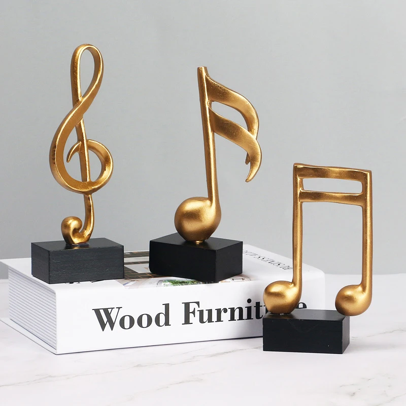 

Sheet Music Musical Note Resin Crafts Ornaments Home Decoration Piano Shop Desktop Music Symbols Living room Decoration Ornament