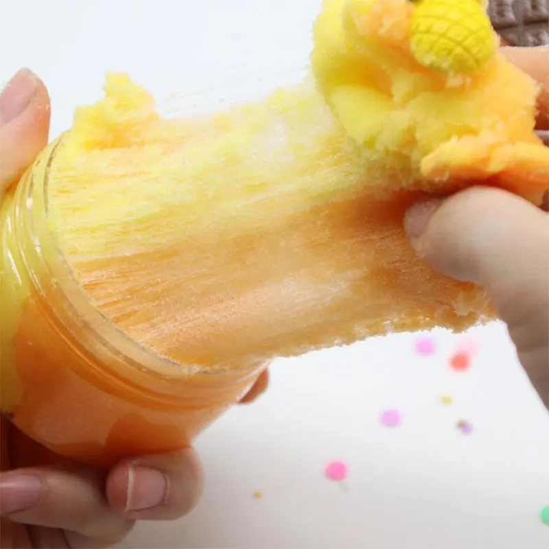 Антистресс сделай сам Искусственный шоколадный чип Цветной Лизун шпатлевка