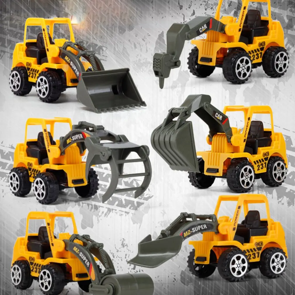 

Boy Toy Car Excavator Color Random Child Inertia Model Engineering Car Gift Supermarket Gift Excavator
