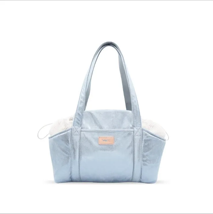 Холщовая переносная сумка для собак уличная воздухопроницаемая с морским узором