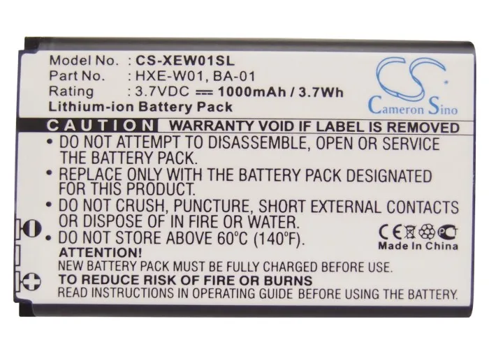Кэмерон китайско 1000mA Батарея для ezGPS PS-3100 HXE-W01 | Электроника