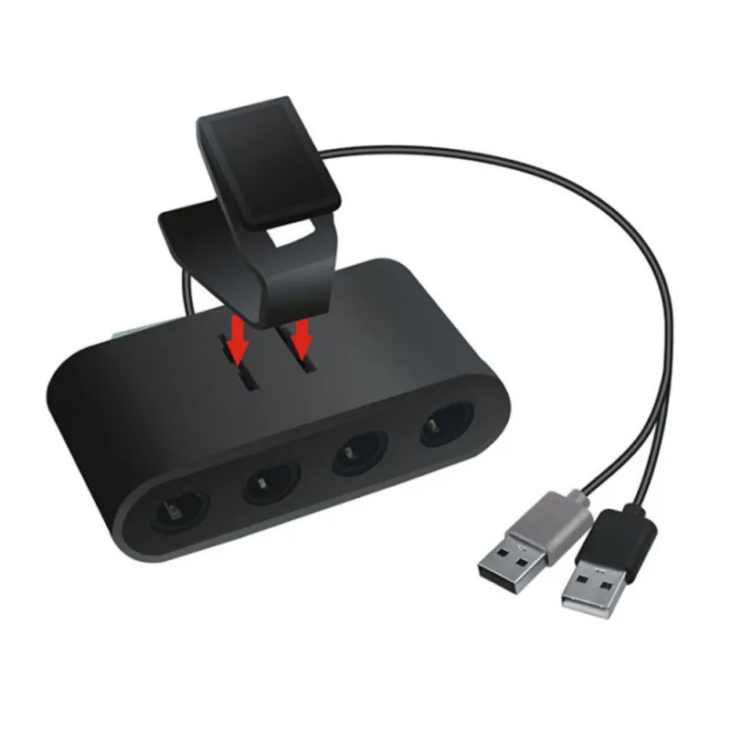 Новинка 2019 для Smash / Brothers GameCube PC/Switch/Nintendo U 3-в-1 4-портовый USB адаптер игрового