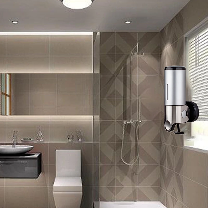 Автоматический настенный диспенсер для шампуня и душа HUAMAN|Дозаторы жидкого мыла|