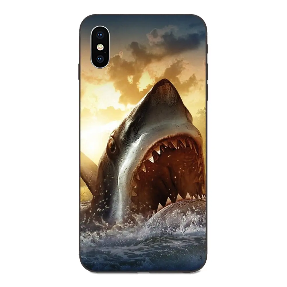 Чехол из мягкого ТПУ Shark для Galaxy C5 C7 J1 J2 J3 J330 J5 J6 J7 J730 M20 M30 Ace Core Max Mini Plus Prime Pro |