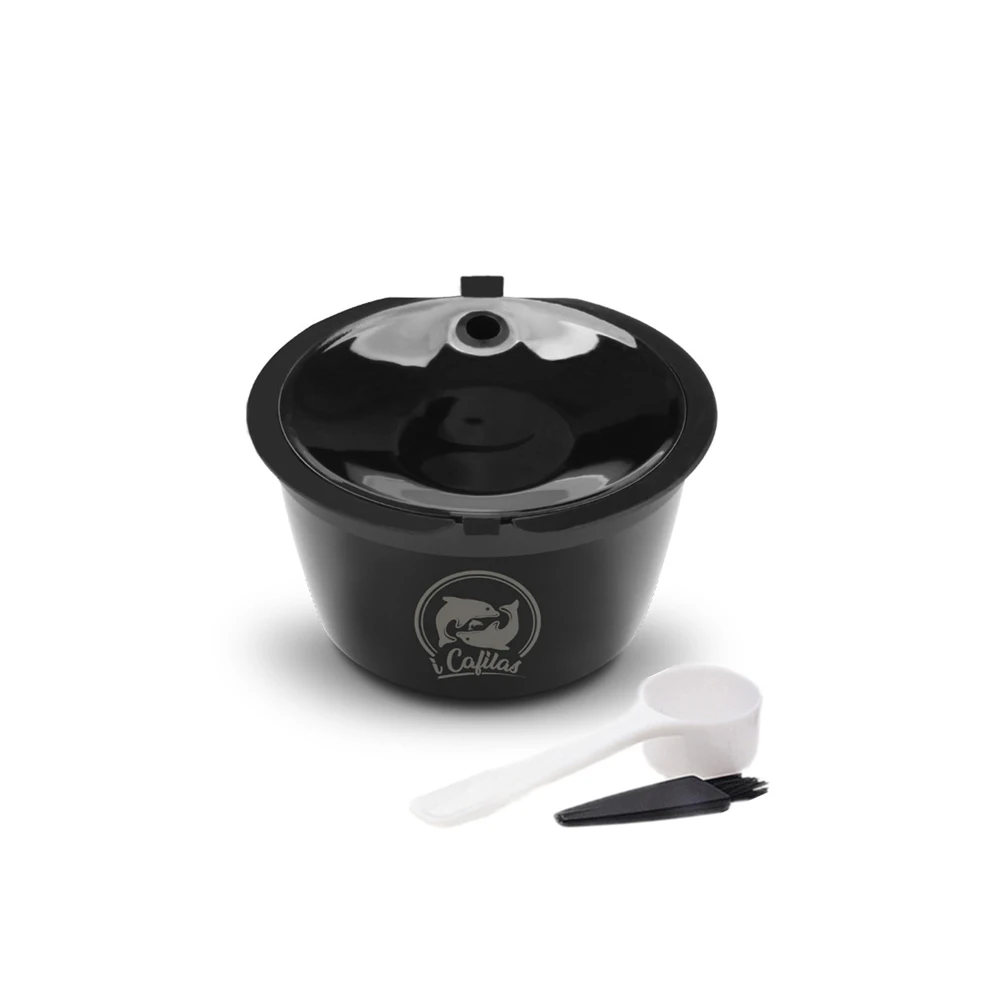 1pcs Black ICafilas Crema Кофе фильтр для Dolce Gusto Refillable 3rd поколения Dolci Gusto многоразового пользования Кофе капсулы корзины - Цвет: 1pcs Black