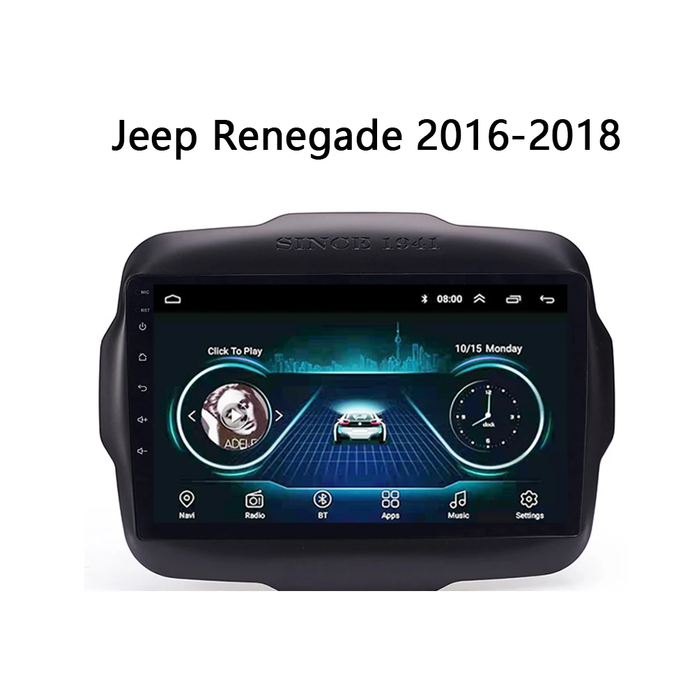 Автомобильный dvd плеер для Jeep Renegade радио 2016 2018 головное устройство Android 8 1