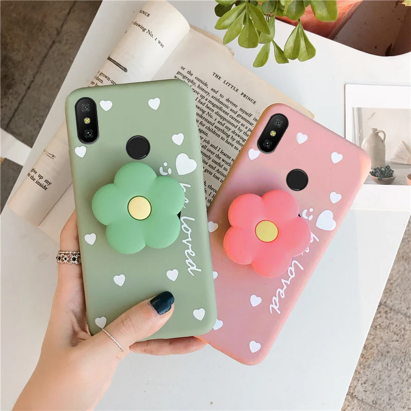 Чехол для телефона huawei y5 y6 y7 y9 prime 2019 мягкий силиконовый чехол с подставкой и