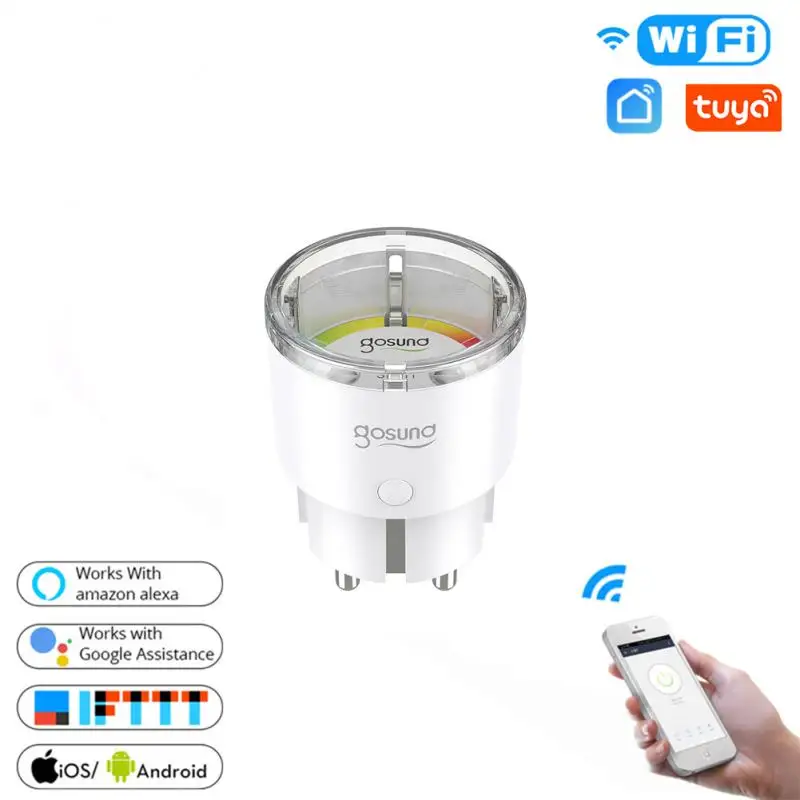 

Смарт-розетки Gosund Tuya с поддержкой Wi-Fi и голосовым управлением