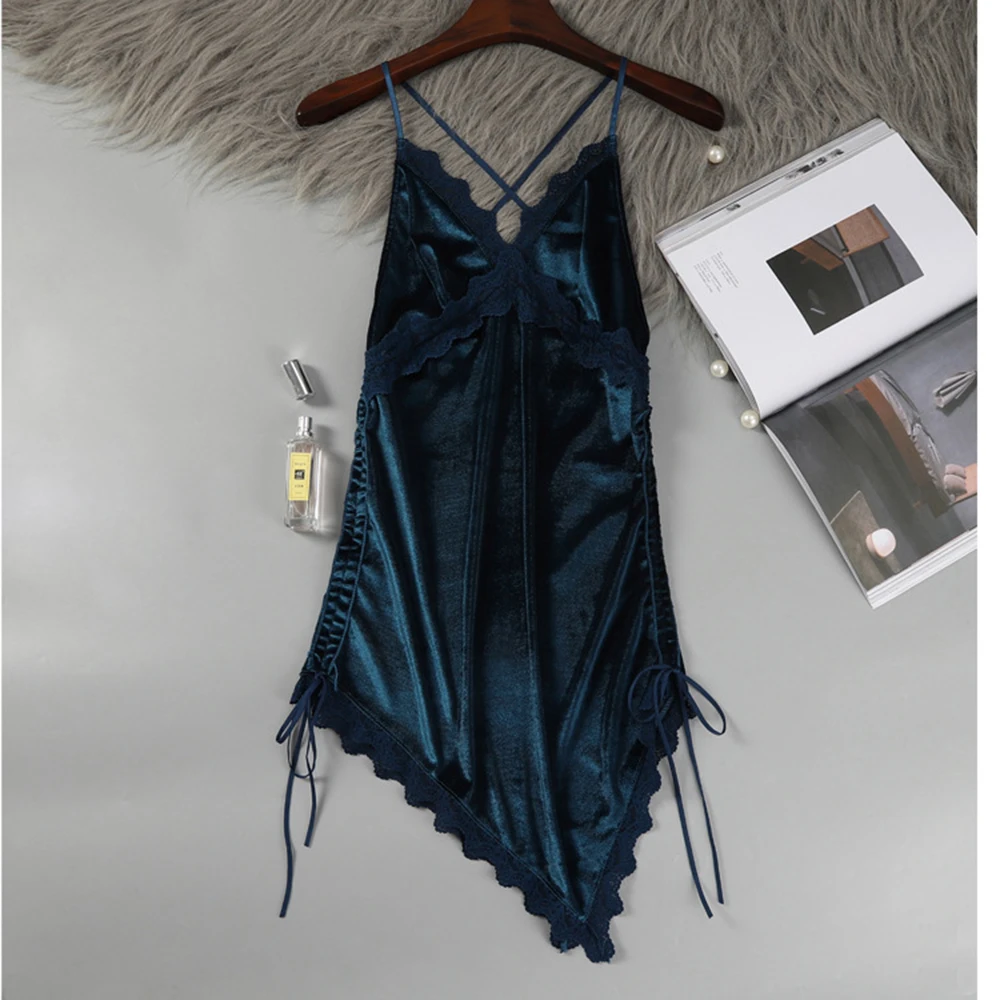 Золотая Бархатная европейская одежда сексуальное белье для женщин кружевная