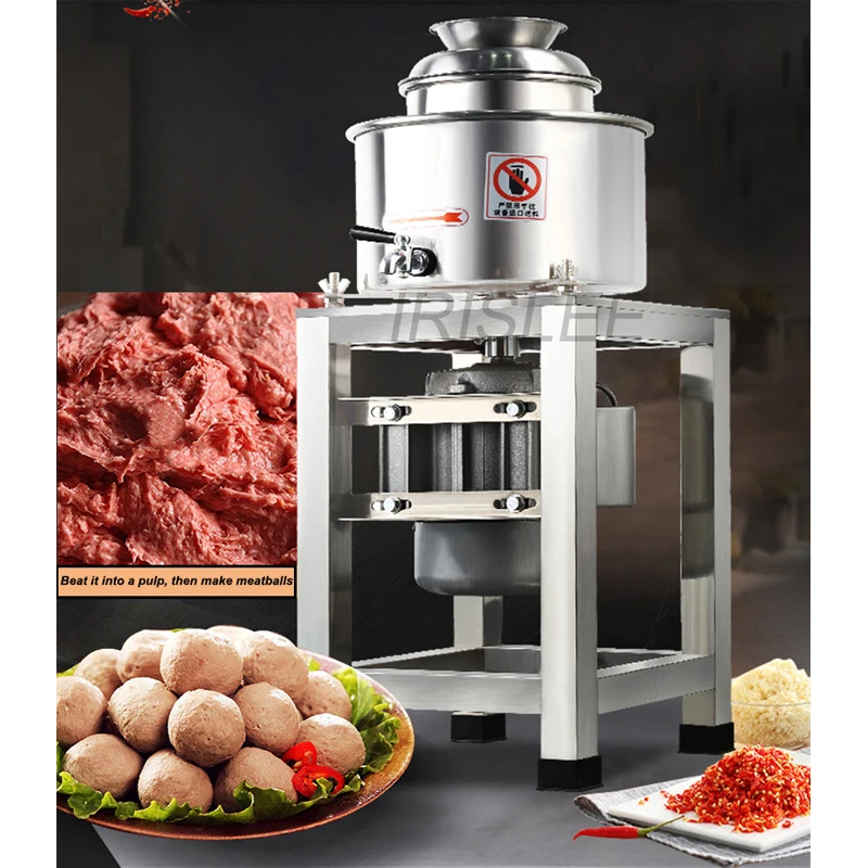 Meatball Beater Stainless Steel Commercial Minced Meat Machine Pig Beef Fish Ball Mixer | Бытовая техника