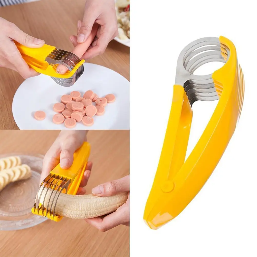 

Multifunction Slicer Banana Cucumber Ham Fruit Universal Chopper Slicer Kitchen Vegetable Baking Tool Fruit Salad V3L6