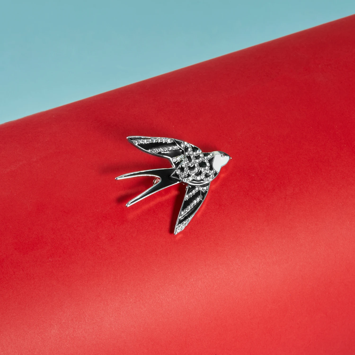 APSVO Симпатичная ласточка в виде животных классическая эмалированная булавка