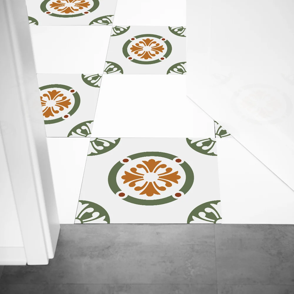 

wallpaper series waterproof and wear-resistant tile stickers self-adhesive wall stickers living room corridor Pattern sticker