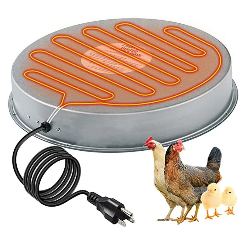 

Прочная металлическая нагревательная основа для птицеводства практичные аксессуары для куриных домиков простота в эксплуатации DFDS889