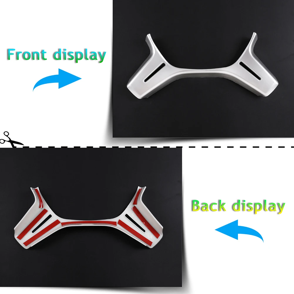 

Car ABS Steering Wheel Decoration Trim Fit for Mercedes Benz E ML GL Class W204 C180 C200 2011-2013