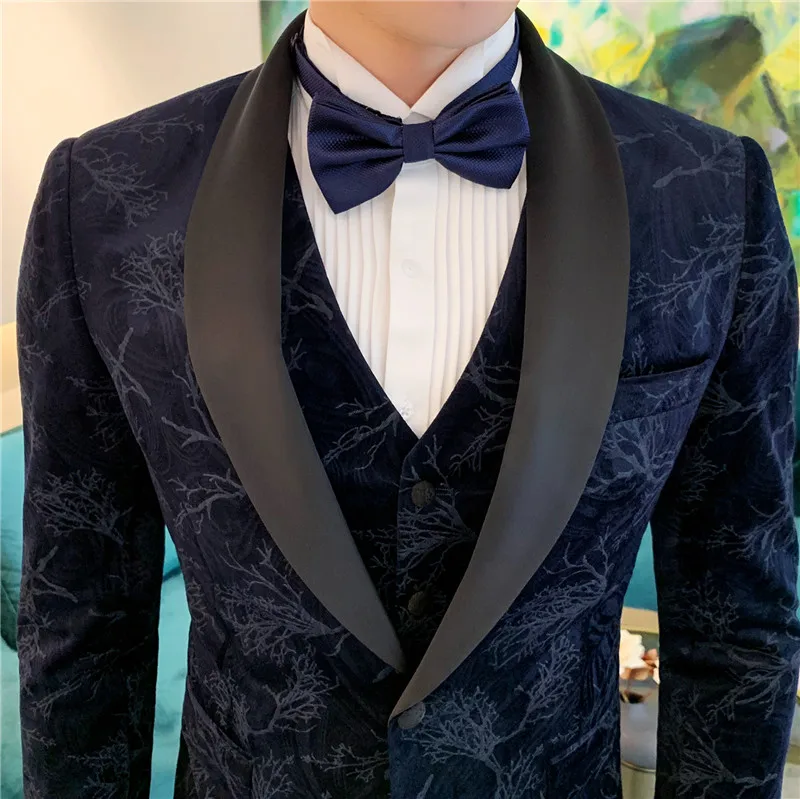 2020 зимние Для мужчин Вельветовые колготки с принтом High End Банкетный роскошный