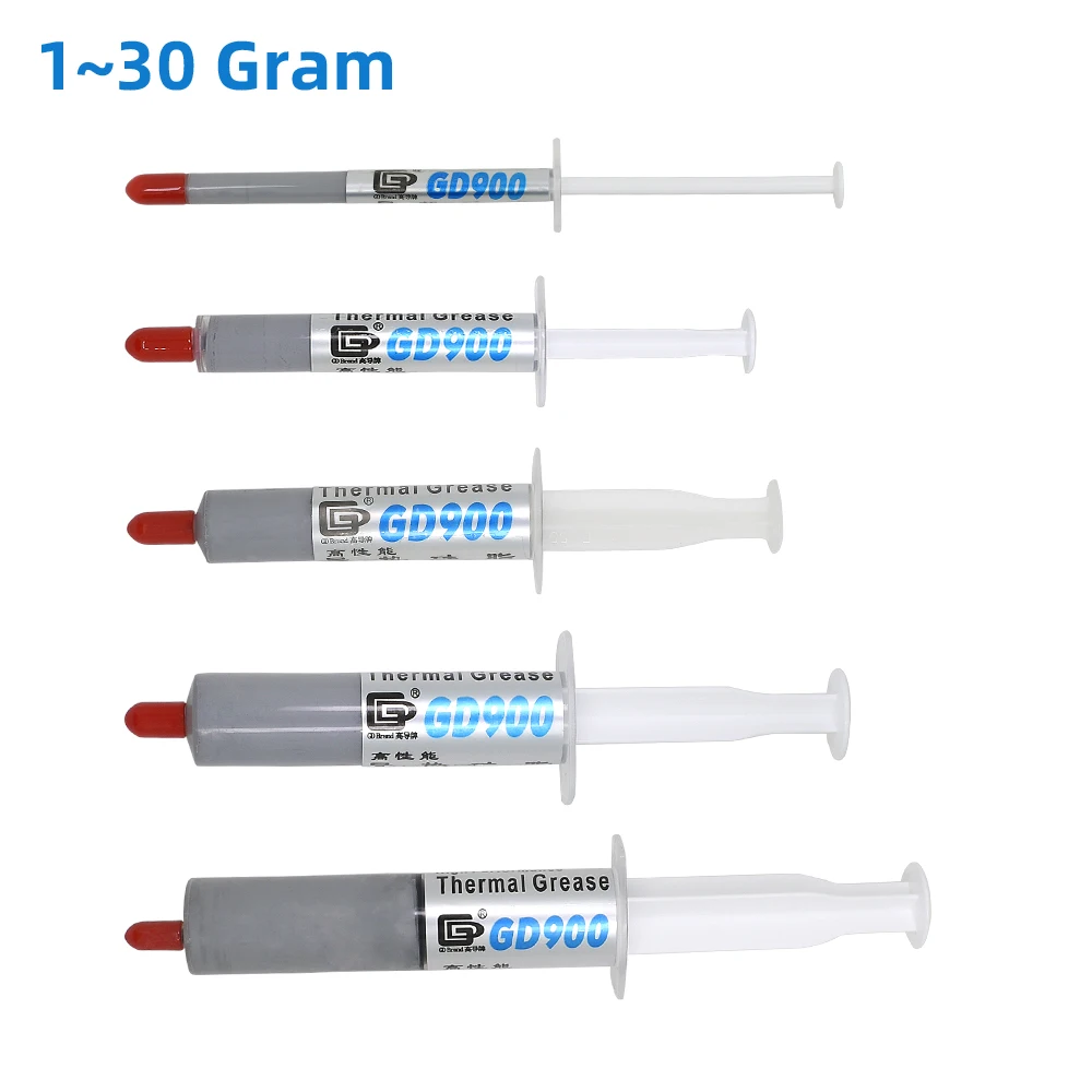 

GD900 1/3/5/7/15/30g Thermal Grease processor CPU Cooler Cooling Thermal Paste Compound Heatsink Plaster Paste