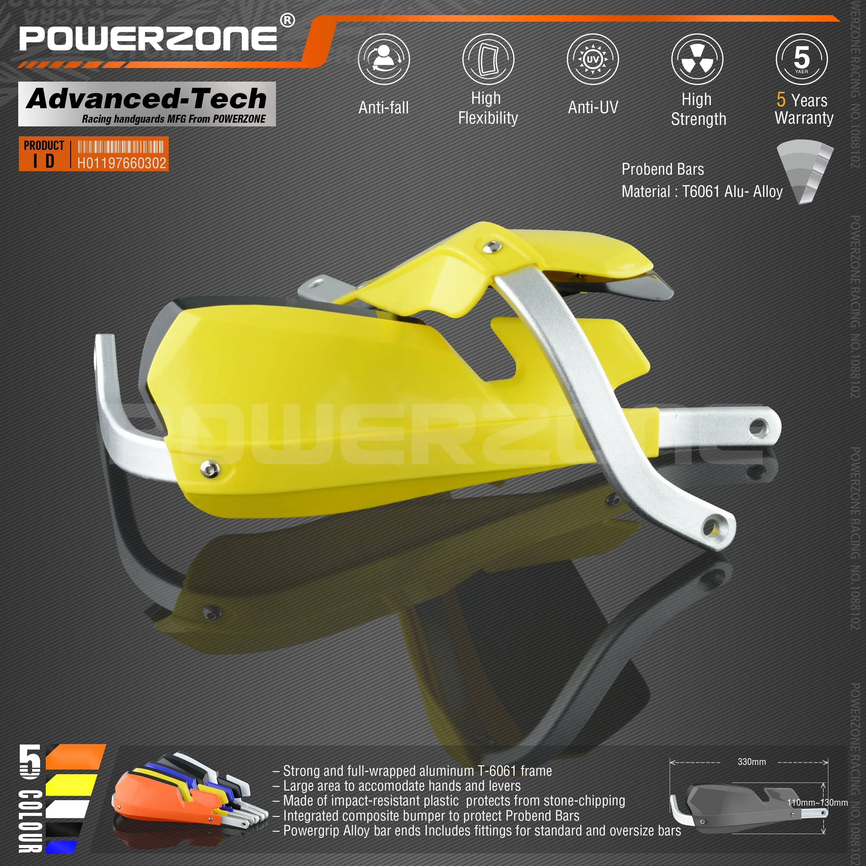 Powerzone PZ-Motect рукавицы для Honda KTM ADV EXC EnduroHusqvarna TE CRF WRF DRZ KLX мотоцикла квадроцикла руля |