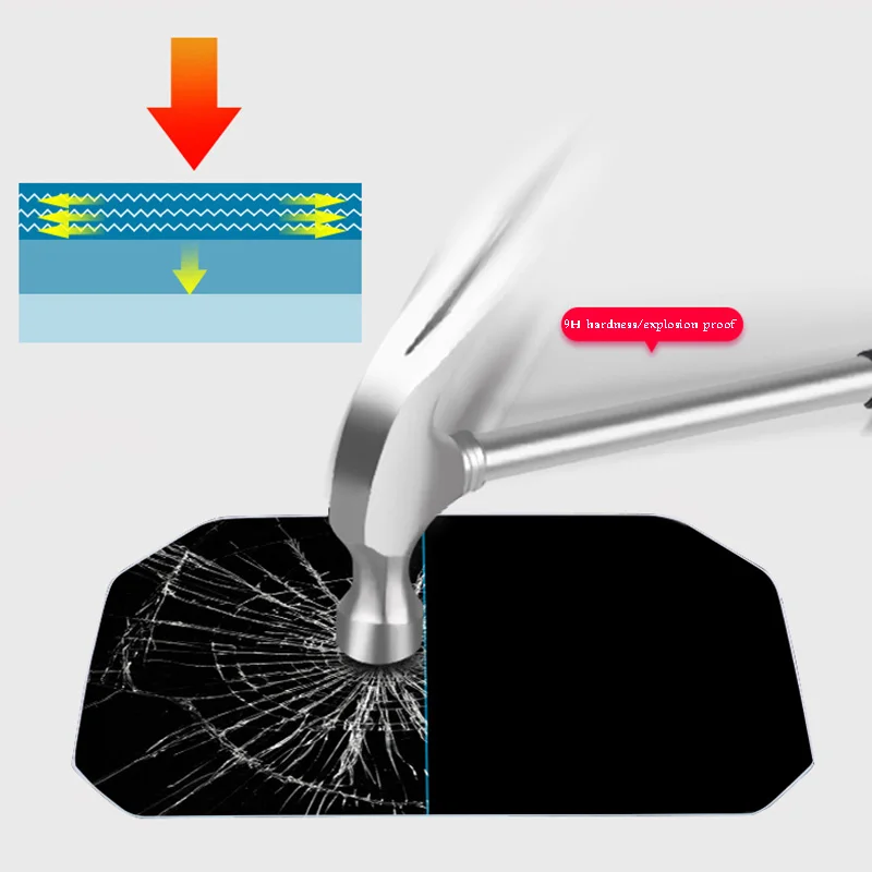 Пленка для защиты экрана от царапин 2 шт. точная защита закаленное стекло Защита