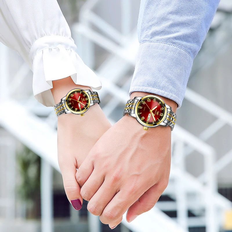 Часы наручные NEKTOM мужские и женские брендовые Роскошные Модные Кварцевые