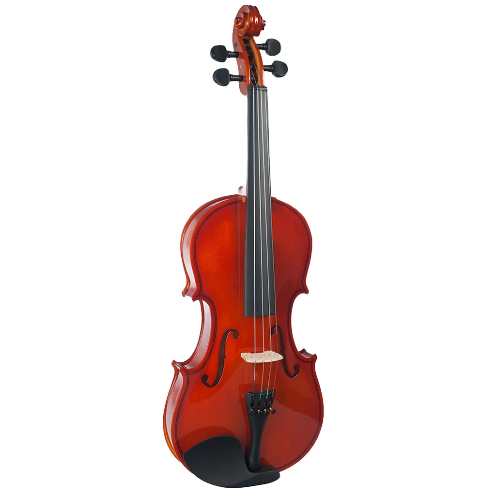 

Solid Wood 1/2 Violin Set for Kid Students, Portable Small Bowed Instrument