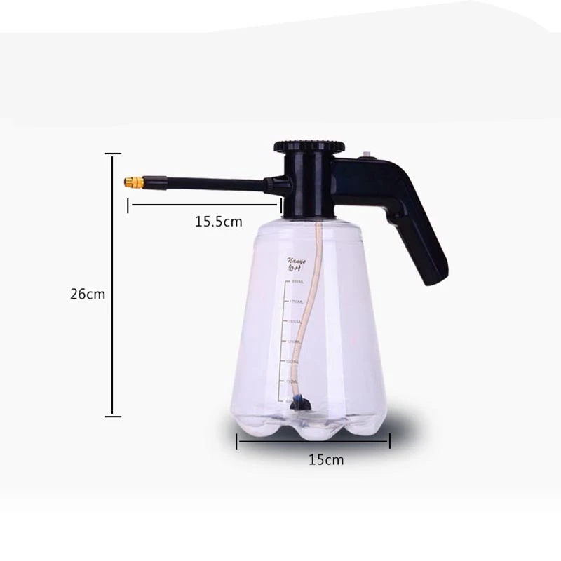 Прозрачный садовый Электрический распылитель емкость 2 л с длинным горлышком