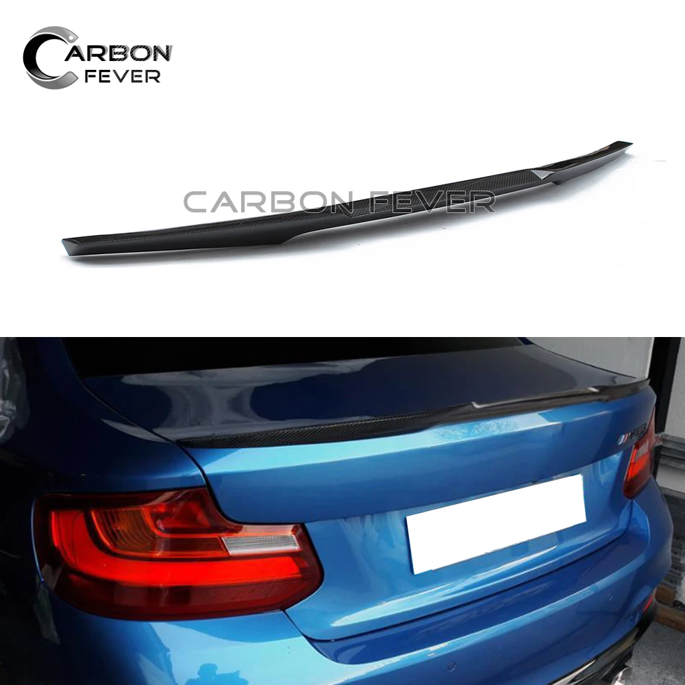 

Спойлер из углеродного волокна для BMW F22 2 серии 2-дверного купе M235i 218i 220i 2014 + Спойлеры из углеродного волокна