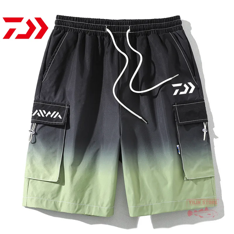 

Daiwa Fishing Shorts Men Summer Outdoor Sport Shorts Breathable Multiple Pockets Shorts Cycling Fishing Shorts Fishing Clothing