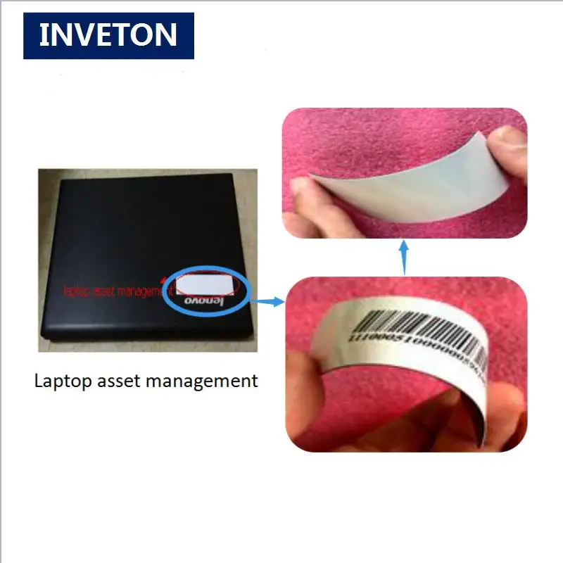 warehouse asset inventory metal products use anti RFID UHF thin Tag gen2 sticker soft printable for computer cans 97*33mm | Безопасность