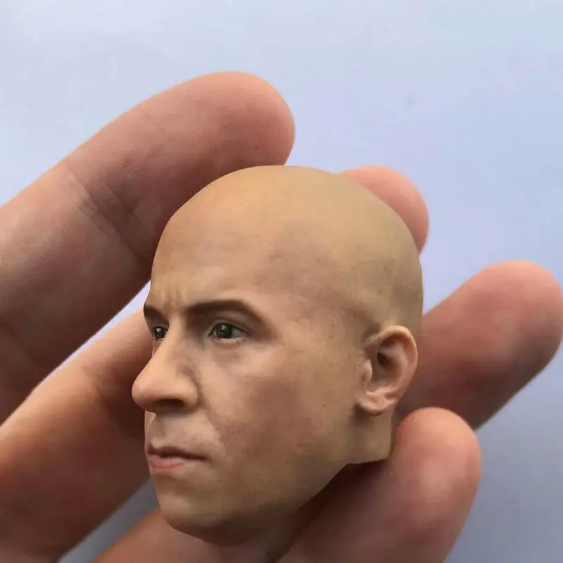 

Mnotht 1/6 Calm Van Diesel Head Played Model 12IN Action Figure Male Soldier Head Sculpt Toy