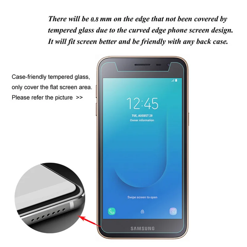 Закаленное стекло для Samsung Galaxy J2 Core Защитная пленка экрана 5 0 Inch Phone Shield | Мобильные