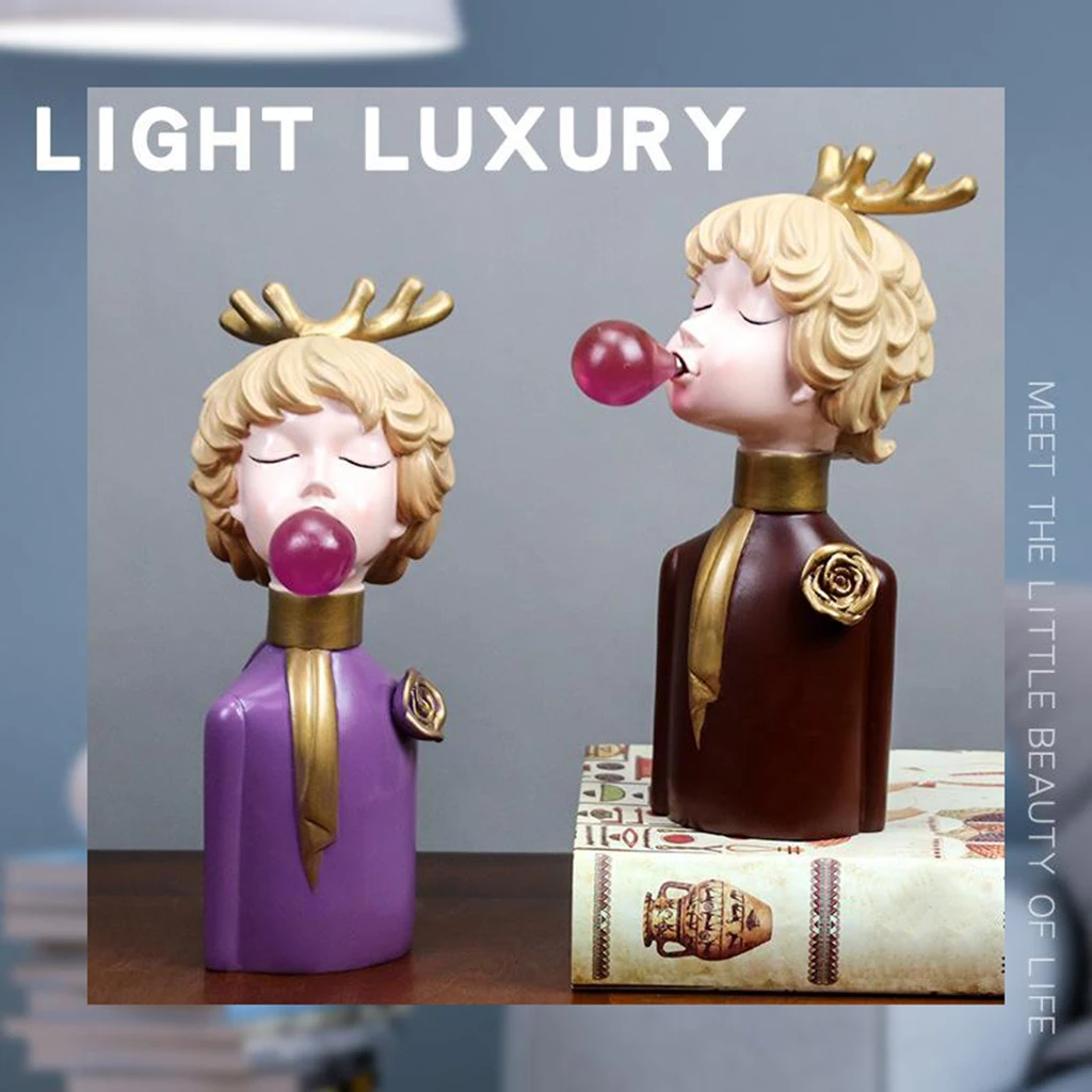

Beautiful Bubble Girl Sculpture Home Decor Wedding Party Ornament Christmas