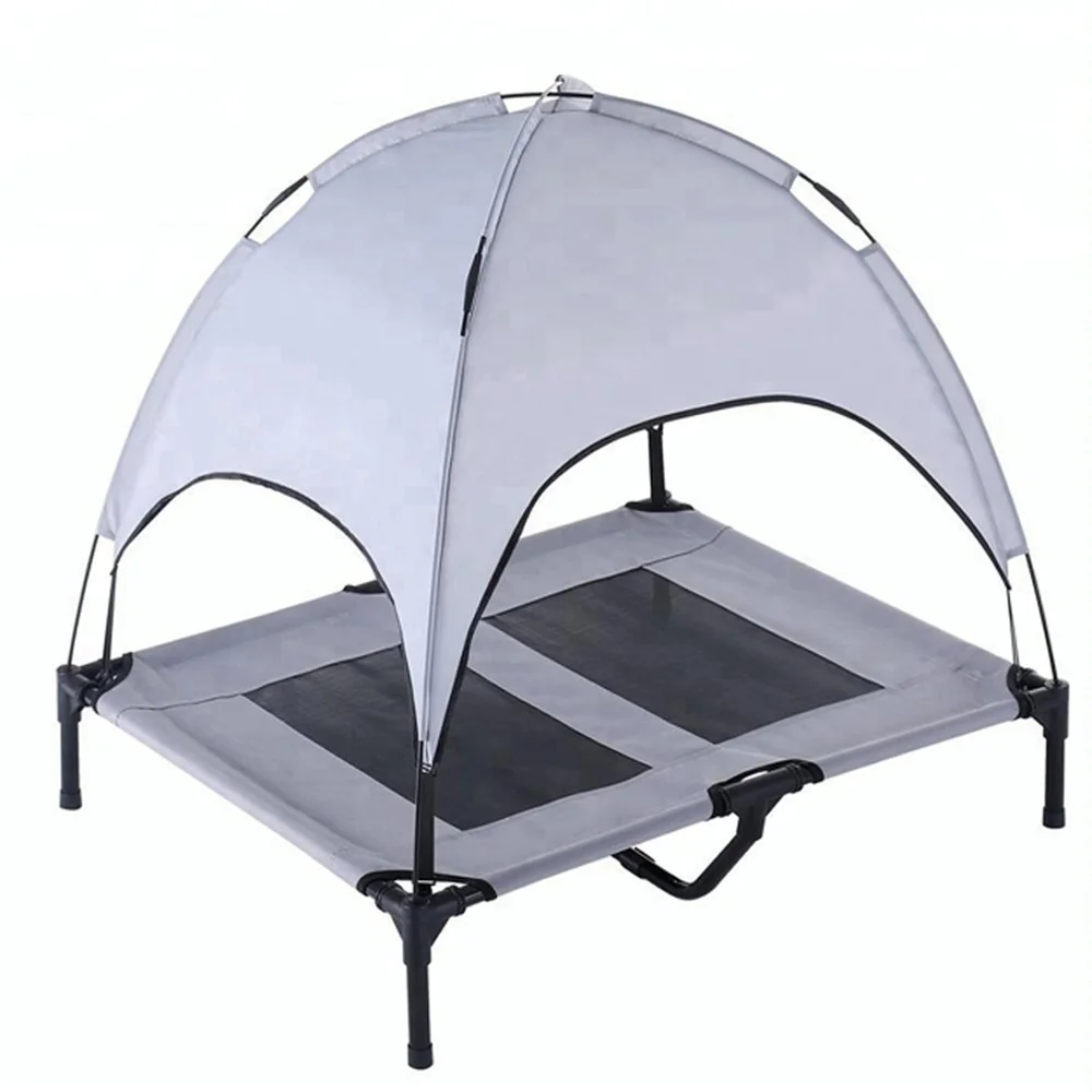 Большая удлиненная Лежанка для собак водонепроницаемый съемный тент легко