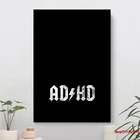 ADHD ТВ шоу плакат цитаты холст Художественная печать живопись центральный Перк плакат дизайн настенные картины для гостиной Декор