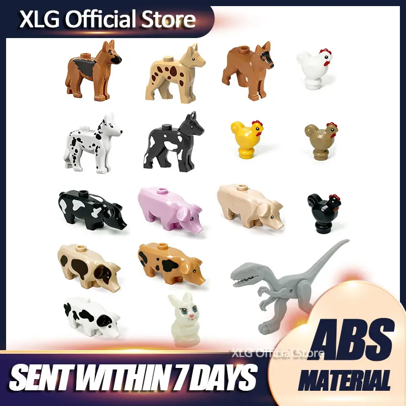 

Friends Pets Animals Figures Poultry Building Blocks Bricks Toys for Children Assemble Block Creative Figure Friends Gifts