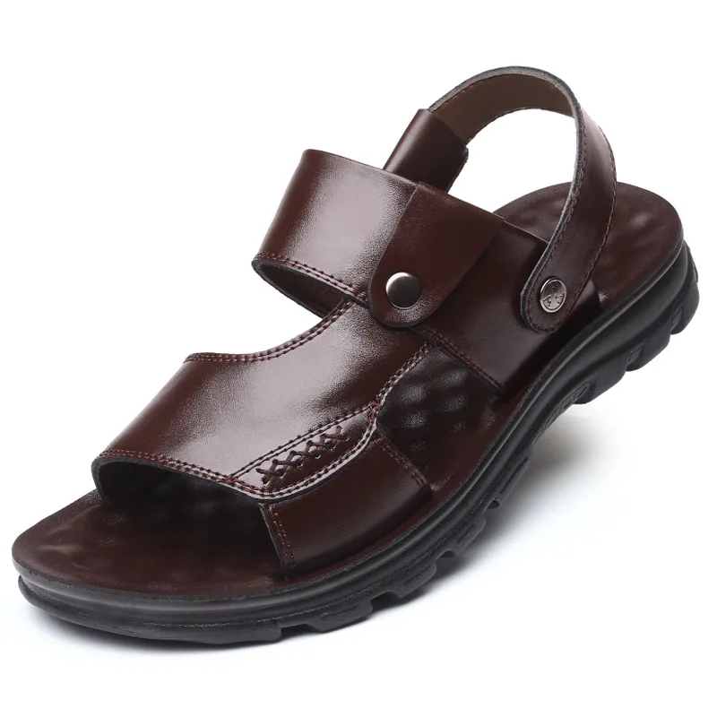 

OUDINIAO Men shoes Arrival Summer Men Flip Flops 2021 summer High Quality Beach Sandals Anti-slip Zapatos Hombre Casual Shoes