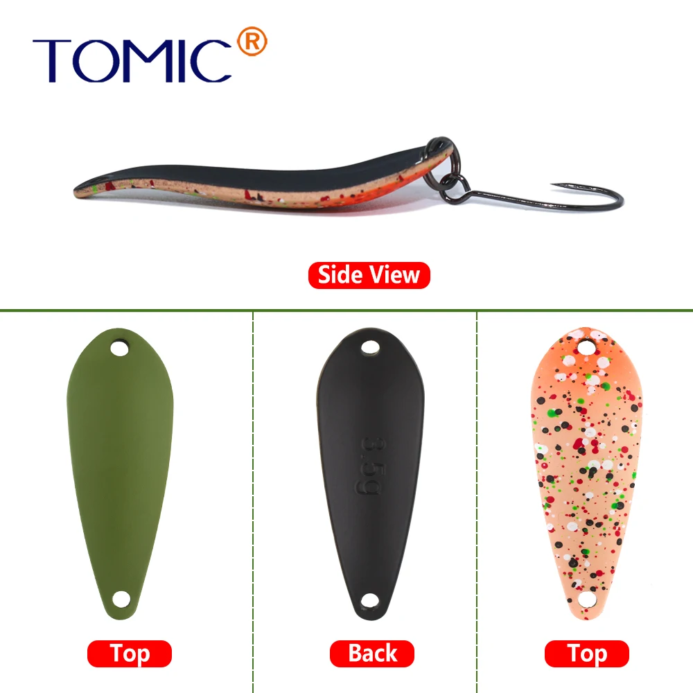 Jerry Aries микро рыболовные приманки форель область металлическая ложка литье