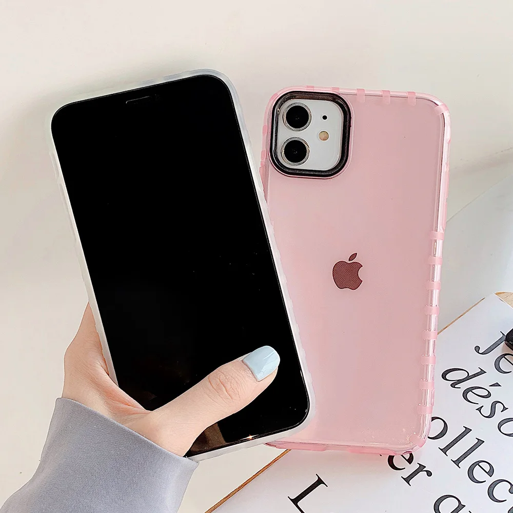 Противоударные однотонные Чехлы LOVECOM с защитой камеры для iPhone 11 Pro Max XS Max XR 6 6S 7 8 Plus X Мягкая задняя крышка из ТПУ