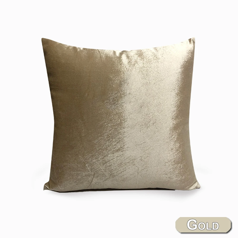 45 см * Декор Диван-Подушка Чехол Дома Наволочка однотонные цвета: золотистый