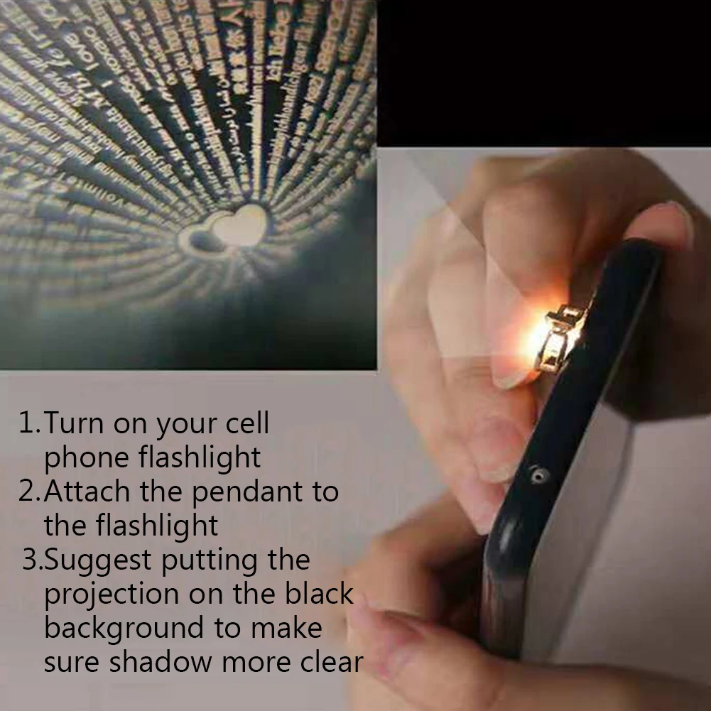 Женское ожерелье с подвеской Я люблю тебя на 100 языках | Украшения и аксессуары