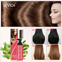 sevich 150ml keratin hair cream natural straightening hairs haircare argan oil professional hair straight cream with comb women