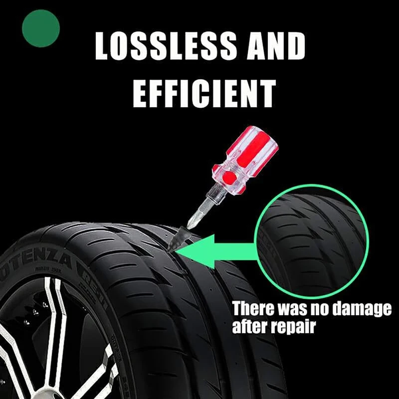 

10PCS Vacuum Tyre Repair Nail For Motorcycle Tubeless Tyre Repair Rubber Nails Self-tire Repair Tire Film Nail Dropshipping