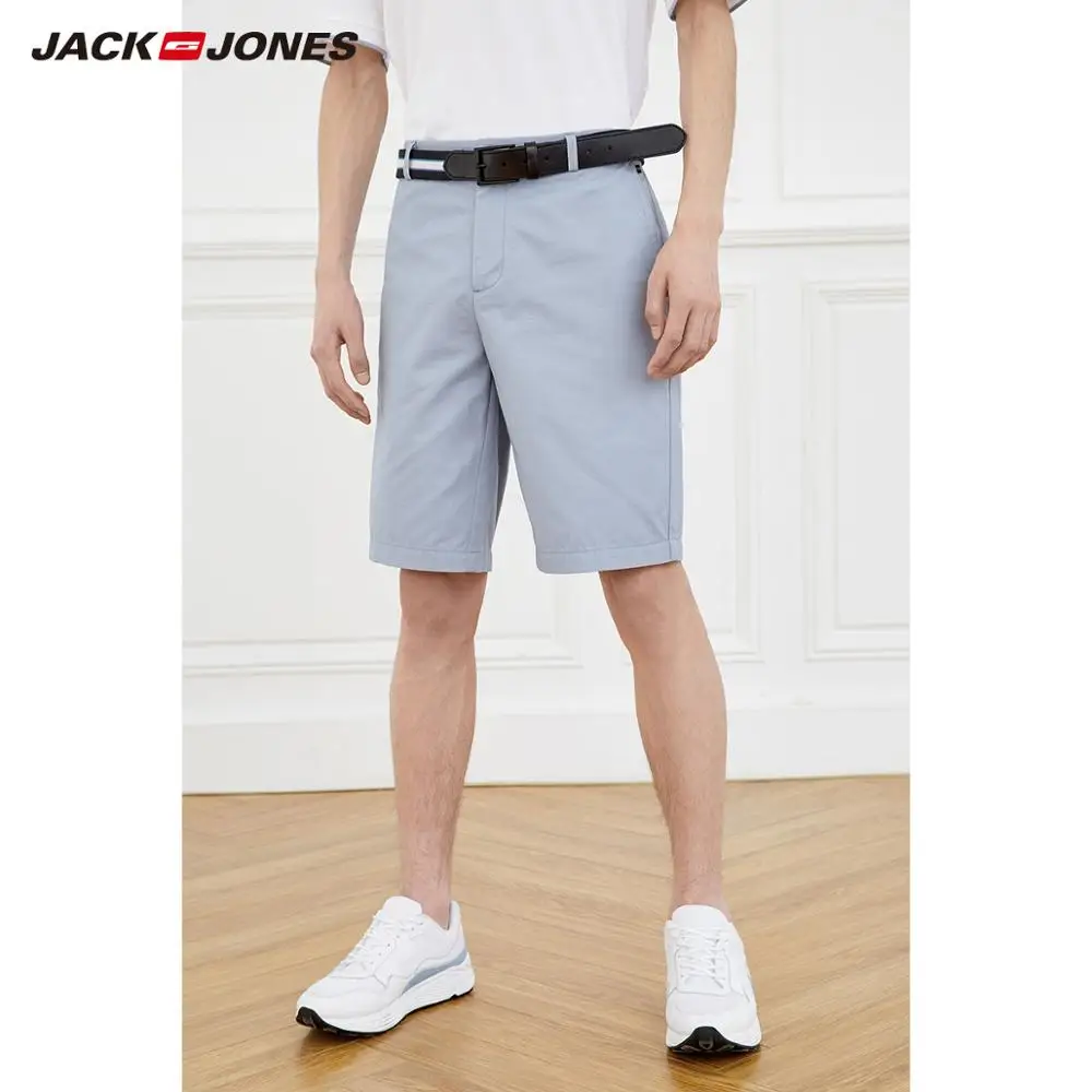 JackJones мужские 100% хлопковые свободные деловые повседневные шорты до колена | 219115513