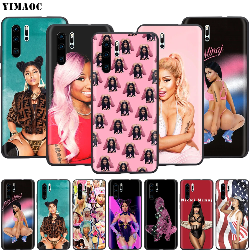 Мягкий чехол YIMAOC Nicki Minaj для Huawei Nova 4E 5 5T Smart P9 Lite Y6 Y7 2019 Honor 8A 20S Pro Prime|Бамперы| |