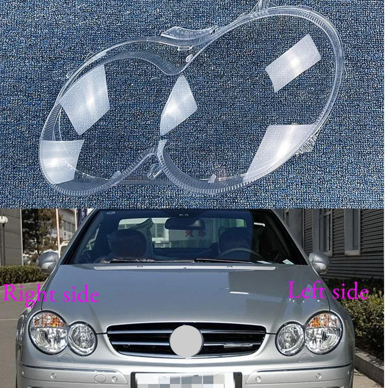 

Чехол для передней фары Mercedes Benz CLK 280/300/350 2004 2005 2006, прозрачная крышка для передней фары